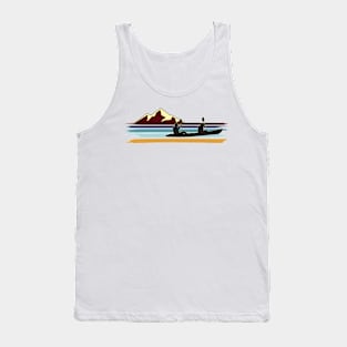 Kayakers Kayaking rivers and  paddling Lakes Tank Top